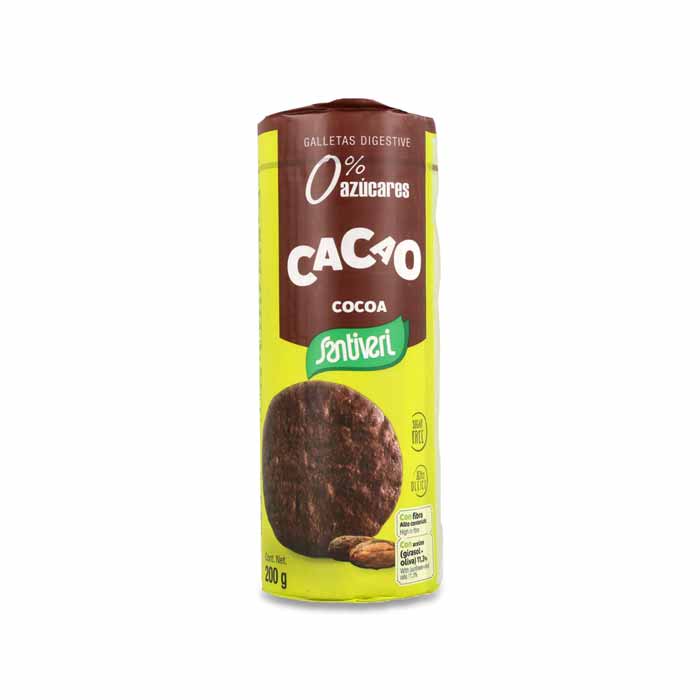 GALLETAS DIGESTIVE CACAO Sin Azúcar Añadido 200 GR